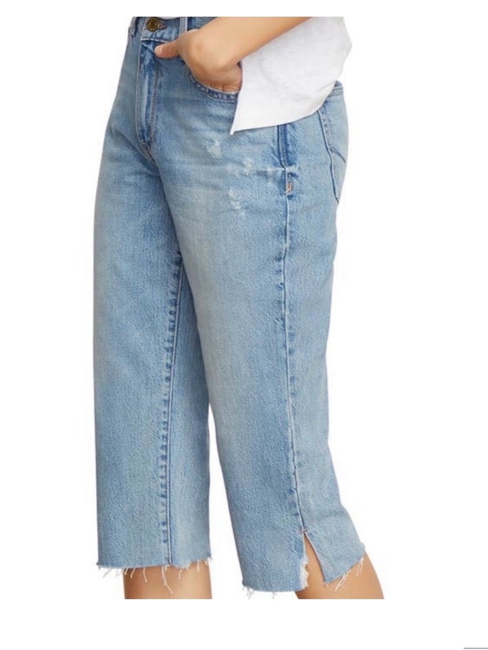 Habitual Siona Light Wash Cropped Straight-Leg Jeans sz.28